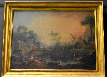 François Boucher - Paysage - Musée de Narbonne 2. Free illustration for personal and commercial use.