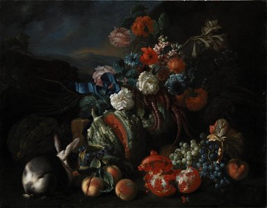 Franz Werner Tamm - Stone Base with Flowers and Fruit - KMSst185 - Statens Museum for Kunst