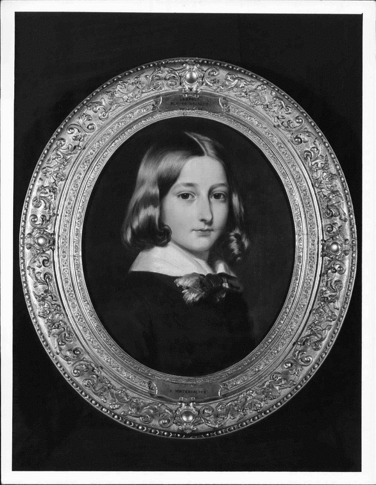 Franz Xaver Winterhalter (1805-73) - Leopold, Duke of Brabant (1835-1909) - RCIN 400775 - Royal Collection