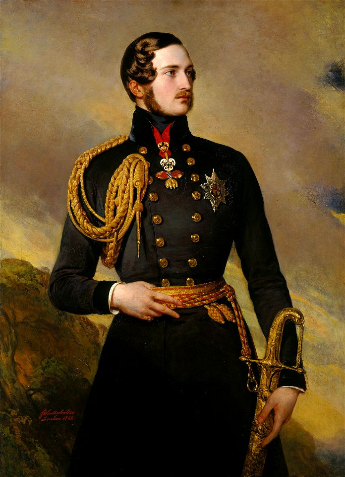 Franz Xaver Winterhalter (1805-73) - Prince Albert (1819-61) - RCIN 401412 - Royal Collection
