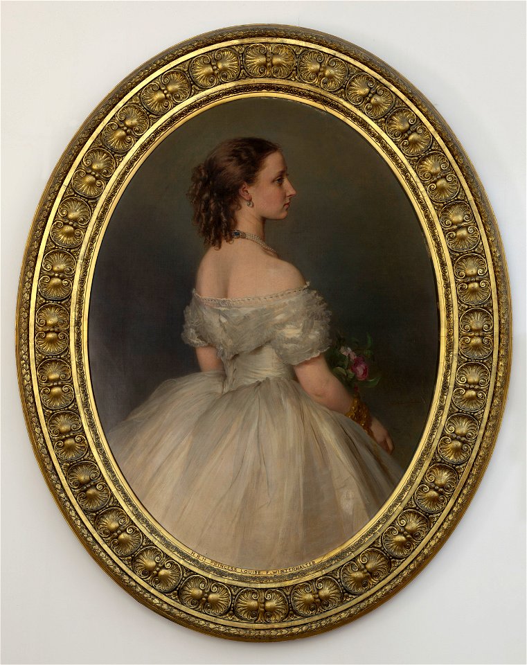 Franz Xaver Winterhalter (1805-73) - Princess Louise (1848-1939), later Duchess of Argyll - RCIN 404581 - Royal Collection