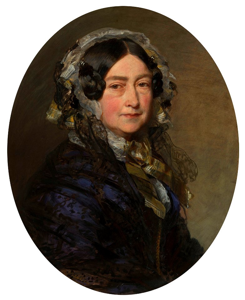 Franz Xaver Winterhalter (1805-73) - Victoria, Duchess of Kent (1786-1861) - RCIN 406883 - Royal Collection