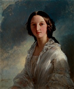 Franz Xaver Winterhalter (1805-73) - Princess Feodora of Hohenlohe-Langenburg (1839-1872) - RCIN 405003 - Royal Collection