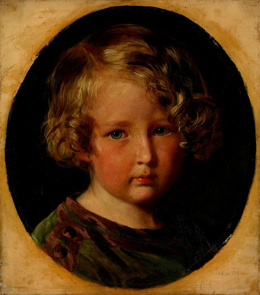 Franz Xaver Winterhalter (1805-73) - Prince Augustus of Saxe-Coburg-Gotha (1845-1907) - RCIN 406940 - Royal Collection