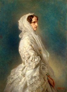 Franz Xaver Winterhalter - Portrait of Empress Alexandra Feodorovna - WGA25778