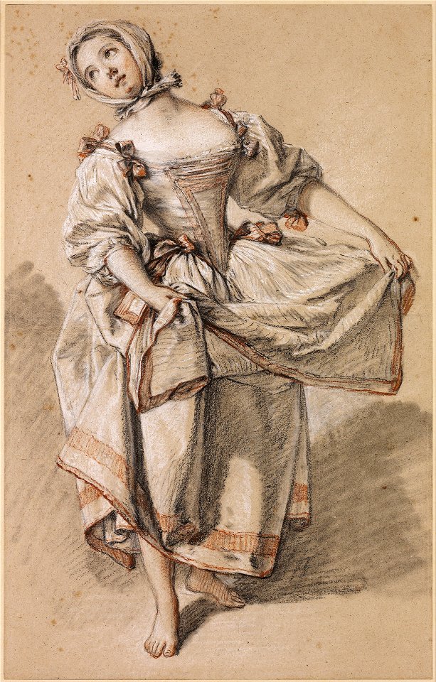 François Boucher - Young Country Girl Dancing - Google Art Project