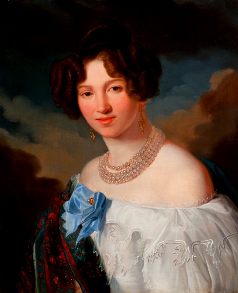 Franz Xaver Lampi - Portrait of Sydonia Henoch née Roller (Copy^) - MNK II-a-1297 - National Museum Kraków