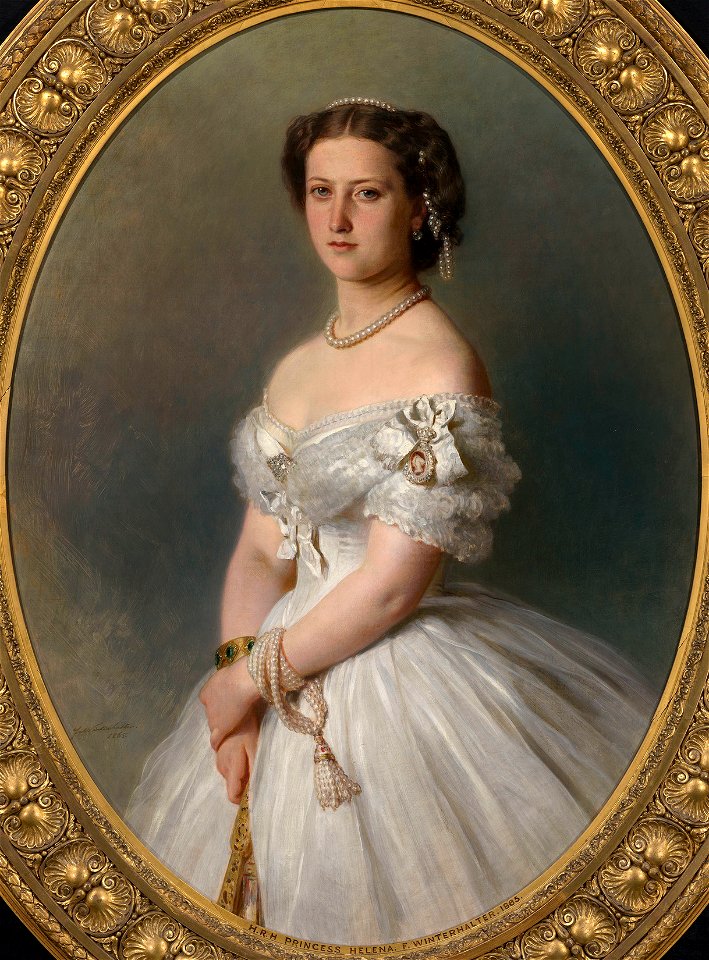 Franz Xaver Winterhalter (1805-73) - Princess Helena (1846-1923) - RCIN 405032 - Royal Collection