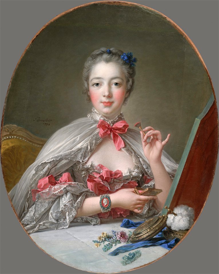 François Boucher - Jeanne-Antoinette Poisson, Marquise de Pompadour - 1966.47 - Fogg Museum