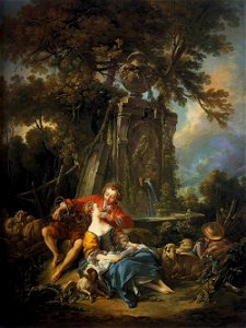 François Boucher - An Autumn Pastoral - WGA02894
