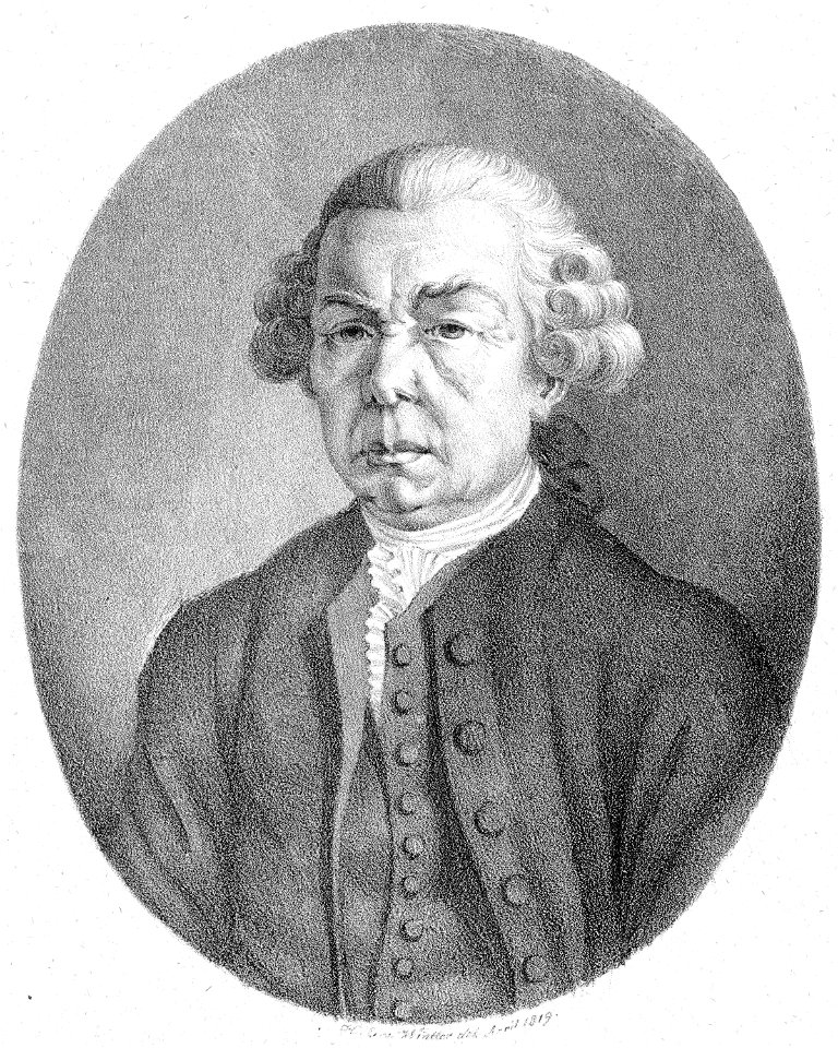 Franz Xaver Richter by Heinrich Eduard von Wintter