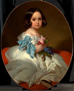 Franz Xaver Winterhalter (1805-73) - Princess Charlotte of Belgium (1840-1927) - RCIN 403603 - Royal Collection