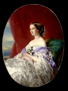 Franz Xaver Winterhalter - Empress Eugénie - Google Art Project. Free illustration for personal and commercial use.