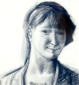 François Barraud Portrait de Marie