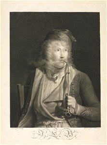 François Aubertin (French, 1773-1882), Jean-Baptiste Isabey (French, 1767-1855) - The Painter Jacques-Luc Barbier-Walbonne - 1967.180 - Cleveland Museum of Art