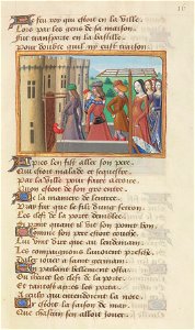 Français 5054, fol. 16, Arrivée de Charles VII à la Bastille