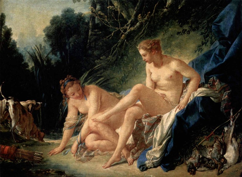 François Boucher - Diana Resting after her Bath (2)