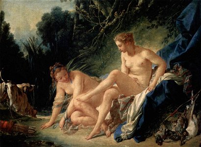 François Boucher - Diana Resting after her Bath (2)