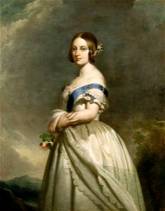 Franz Xaver Winterhalter (1805-1873) (copy after) - Queen Victoria (1819–1901) - BHC3071 - Royal Museums Greenwich
