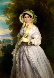 Franz Xaver Winterhalter (1805-73) - Juliane, Princess of Saxe-Coburg-Saalfield, Grand Duchess Anna Feodorovna of Russia (1781-1860) - RCIN 404524 - Royal Collection