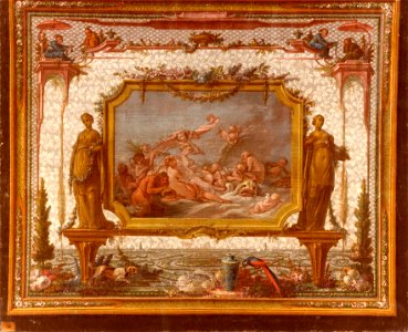 François BOUCHER, Maurice JACQUES - MODELE POUR TAPISSERIE. Vénus sur les eaux, GOB-28-001