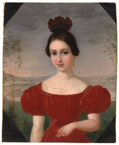 François (Franz Joseph) Fleischbein - Portrait of Marie Louise Têtu, Madame François Fleischbein - 2007.24.1 - Dallas Museum of Art