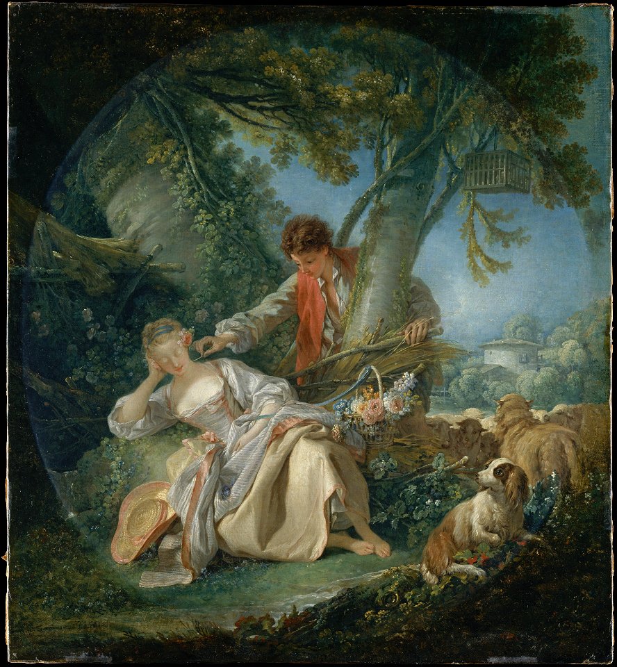 François Boucher - The Interrupted Sleep - WGA2905