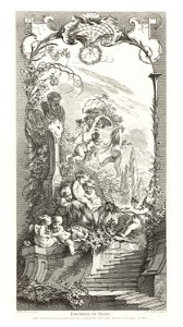 François Boucher - Triomphe de Priape (Triumph of Priapus) in Nouveaux Morceaux pour des Paravents (New Concepts for Sc... - Google Art Project