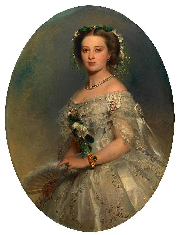Franz Xaver Winterhalter (1805-73) - Victoria, Princess Royal (1840-1901), later Empress Frederick of Germany - RCIN 404580 - Royal Collection