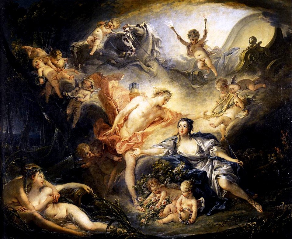 François Boucher - Apollo Revealing his Divinity before the Shepherdess Isse - WGA02913