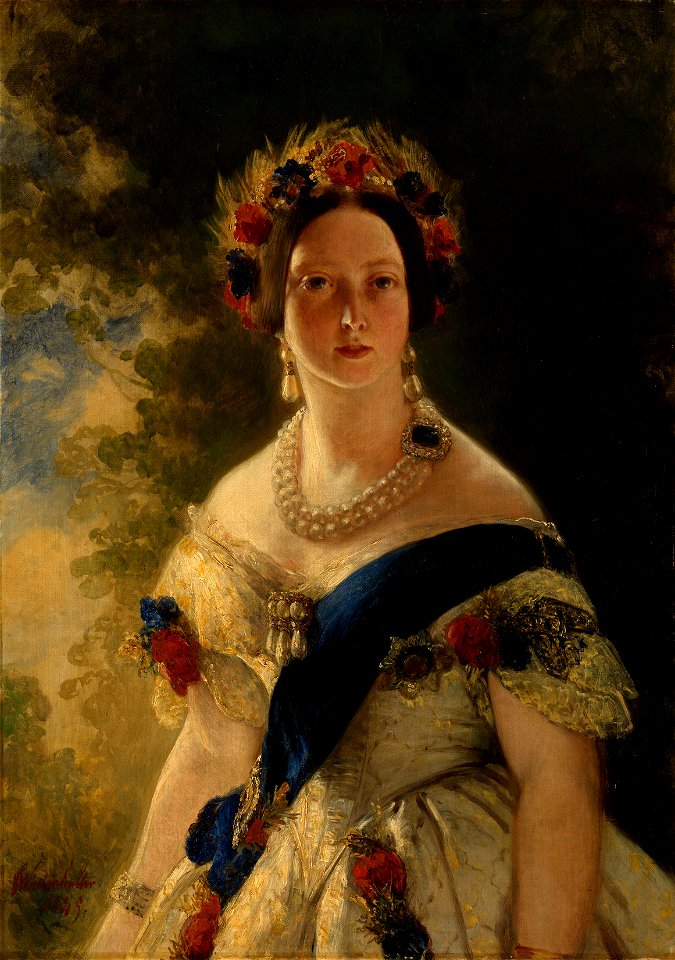 Franz Xaver Winterhalter (1805-73) - Queen Victoria (1819-1901) - RCIN 402326 - Royal Collection