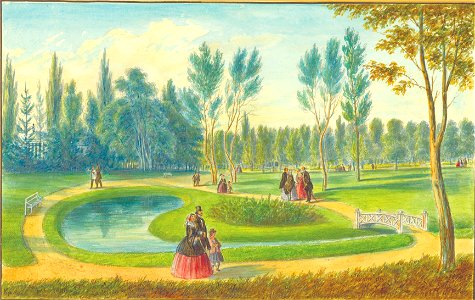 Franz Xavier Knapp - Volks-Garten Partie in Czernowitz