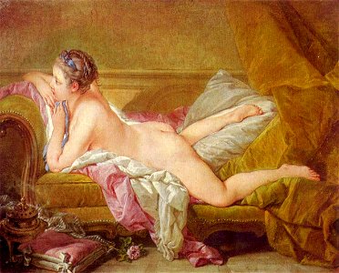 François Boucher, Ruhendes Mädchen (1752) - 02