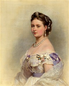 Franz Xaver Winterhalter (1805-73) - Victoria, Princess Royal, Crown Princess of Prussia (1840-1901) - RCIN 404906 - Royal Collection
