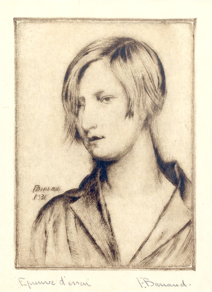 François Barraud Portrait de Marie 1931
