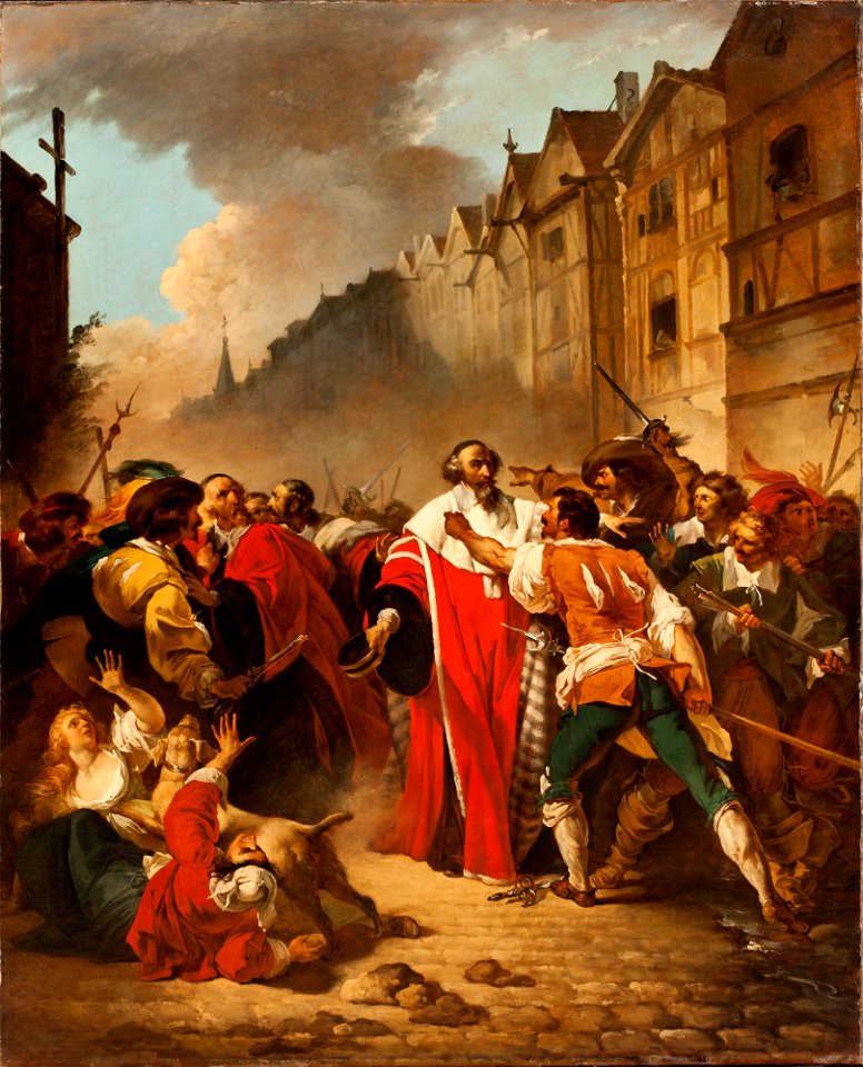 François André Vincent - President Mole Manhandled by Insurgents - 78.39 - Detroit Institute of Arts