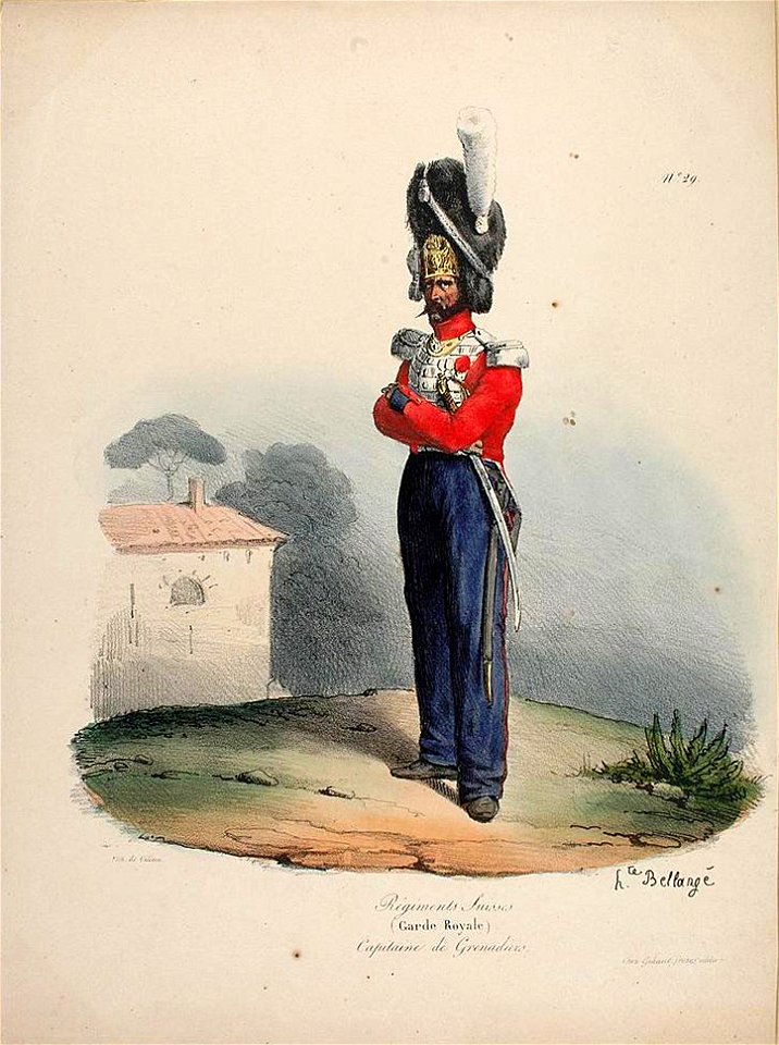 Grenadier suisse garde royalet
