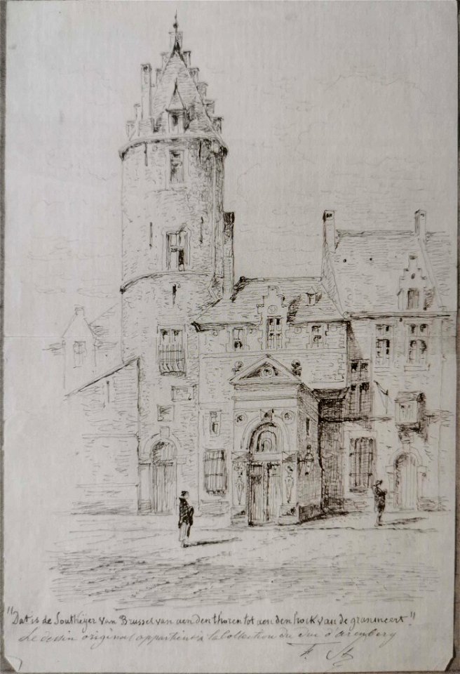 François Bossuet naar Derons, Het Sint-Katelijnedok (Zwarte Toren) (SAB)