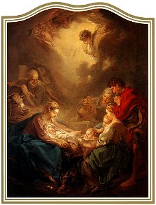 François Boucher - Adoration of the Shepherds - WGA2902