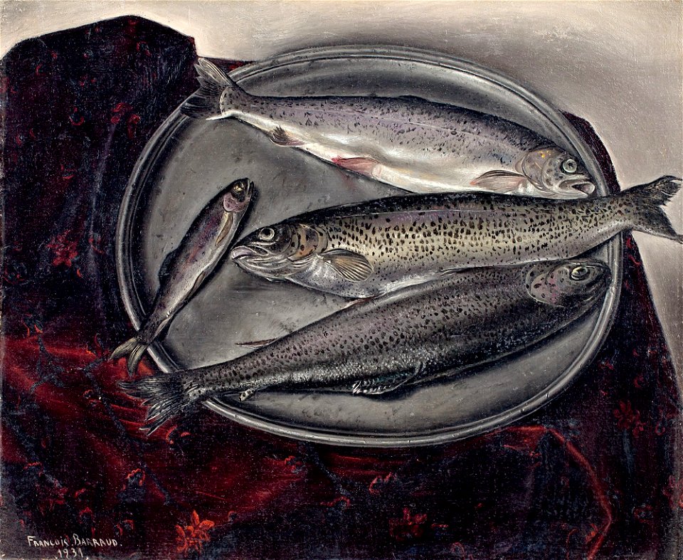 François Barraud Les truites arc-en-ciel