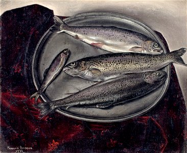 François Barraud Les truites arc-en-ciel