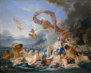 François Boucher - The Triumph of Venus - Google Art Project. Free illustration for personal and commercial use.
