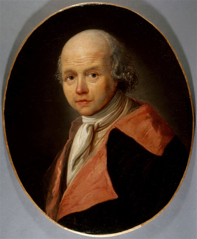 François Bonneville - Portrait de l'abbé Athanase Auger (1734-1792), philologue et littérateur - P866 - Musée Carnavalet