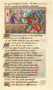 Français 5054, fol. 8, Bataille de Saint-Cloud (1411)