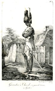 Grenadier à cheval, en grande tenue (ex-Garde) (BM 1855,0414.81)