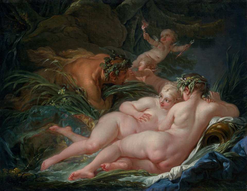 François Boucher - Pan and Syrinx, 1759