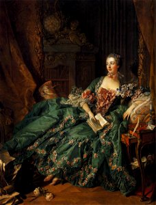 François Boucher - Portrait of Marquise de Pompadour - WGA2911