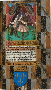 Français 2228, folio 1 - Charles VIII