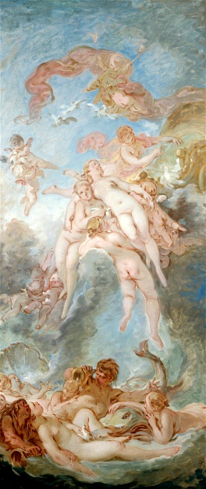 François Boucher - The Birth of Venus - 29.445 - Detroit Institute of Arts