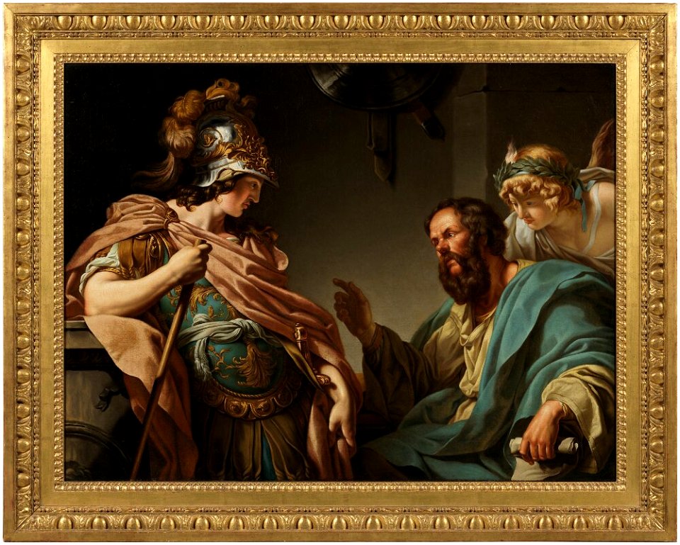 François André Vincent - Alcibiades being taught by Socrates - NM 7517 - Nationalmuseum